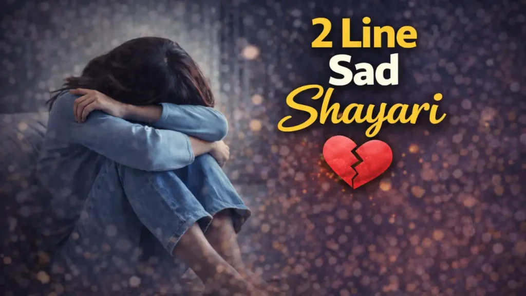 2 line sad shayari hindi mein