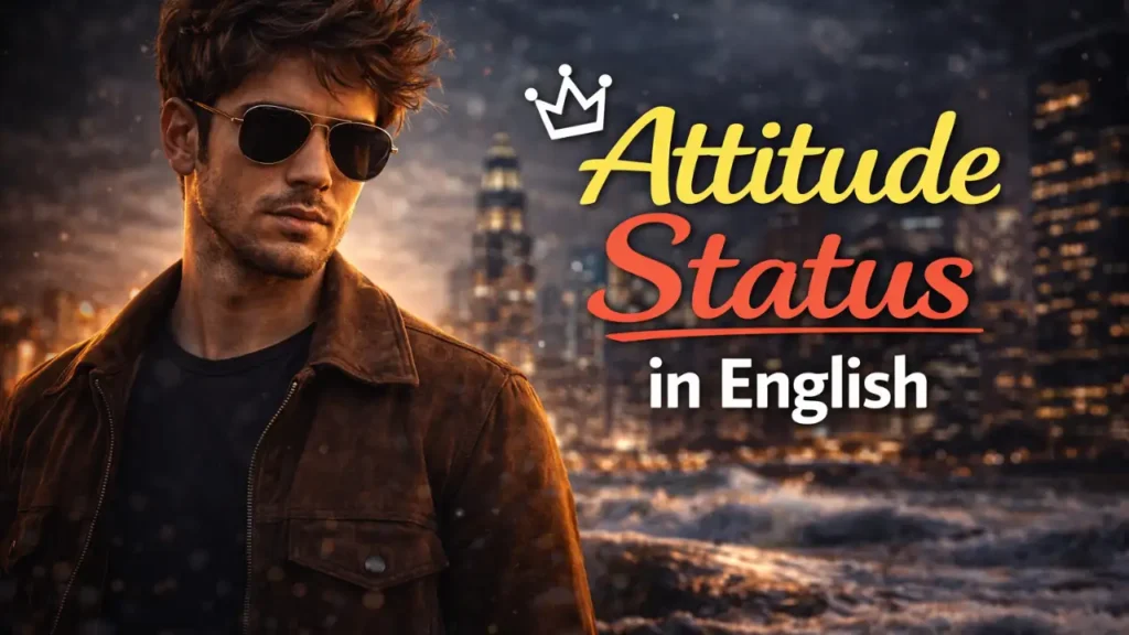 attitude status in english