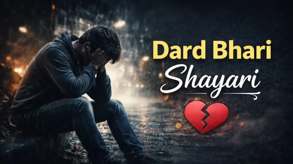 dard shayari