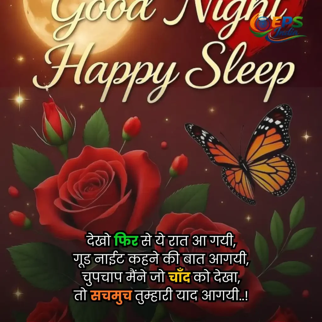 good night shayari