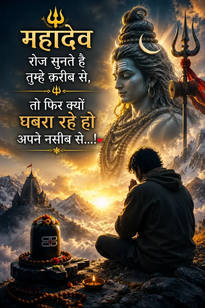 latest mahadev shayari