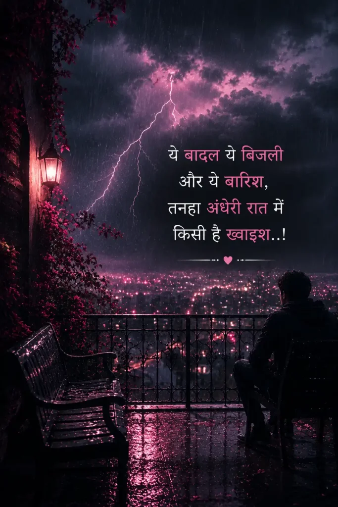 latest barish shaayari