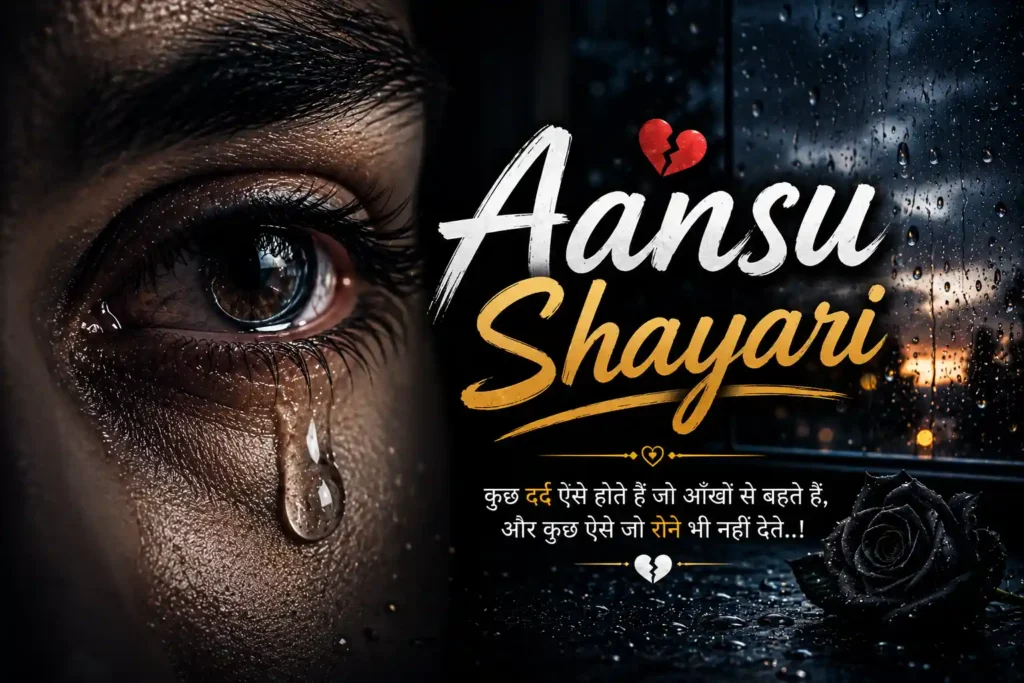aansu shayari